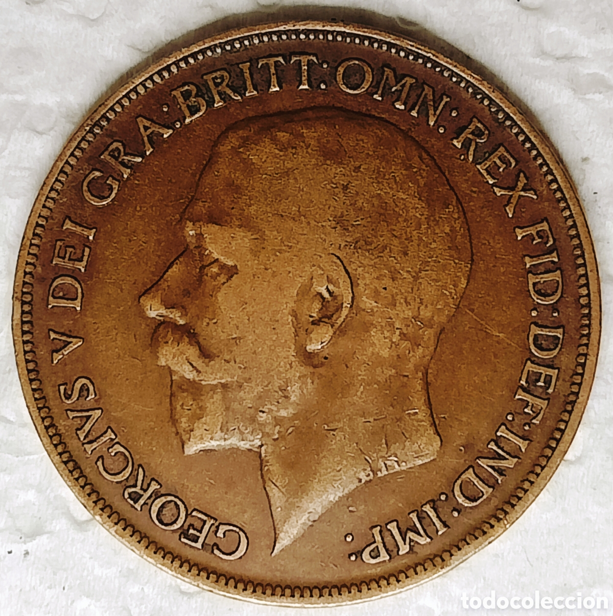 Monedas con errores: Moneda R.Unido (1916) variante SC - Foto 1