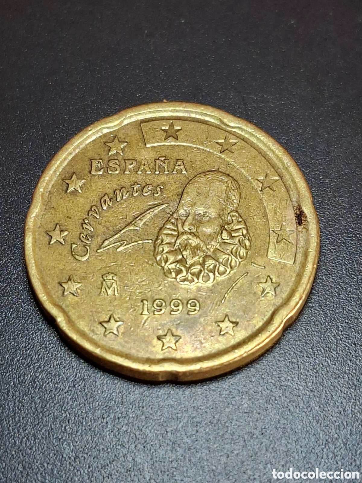 Monedas con errores: 20 centimos 1999 espa&ntilde;a exceso metal - Foto 5