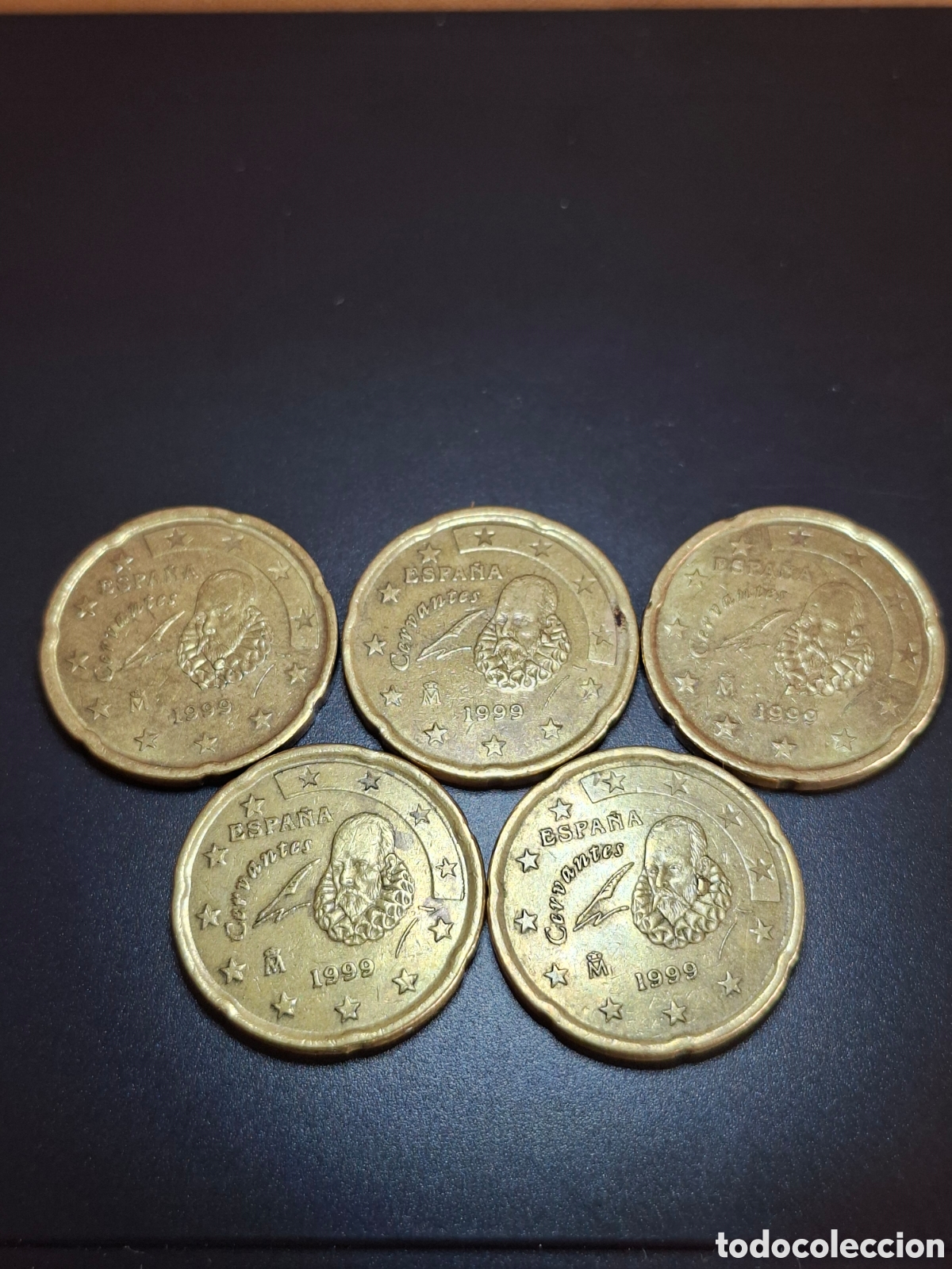 Monedas con errores: 20 centimos 1999 espa&ntilde;a exceso metal - Foto 6