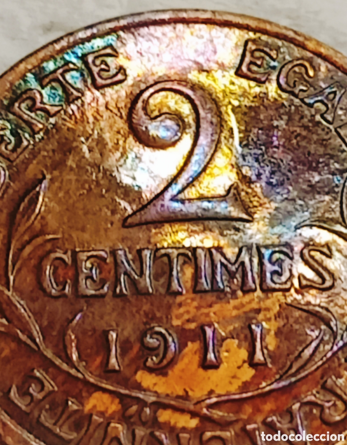Monedas con errores: Moneda Francia (1911) var&iacute;ante - Foto 18