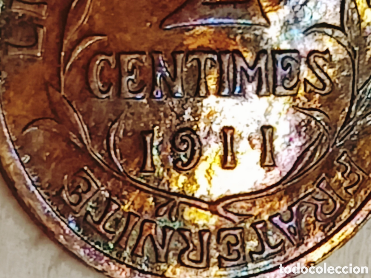 Monedas con errores: Moneda Francia (1911) var&iacute;ante - Foto 21