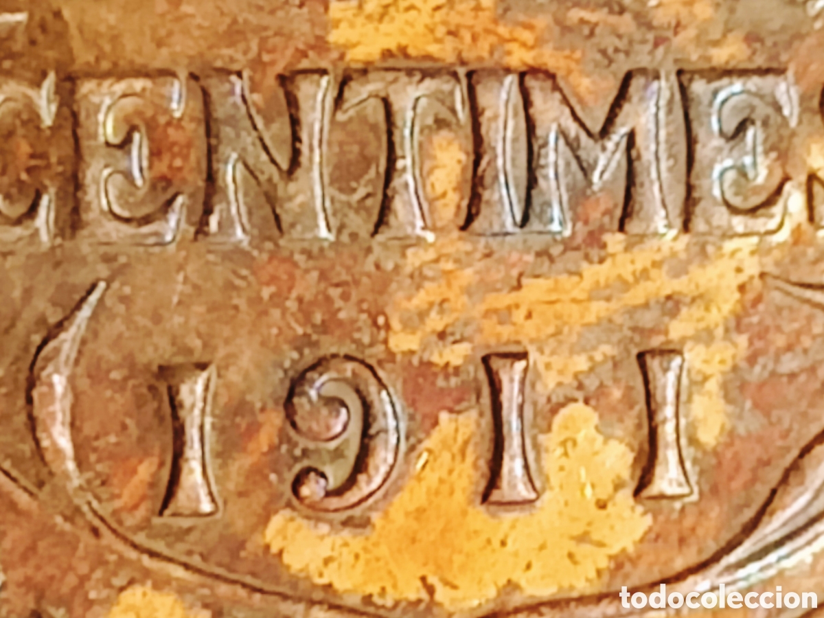 Monedas con errores: Moneda Francia (1911) var&iacute;ante - Foto 23