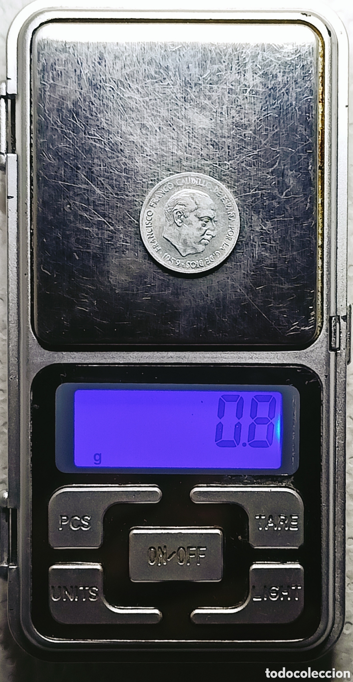 Monedas con errores: Moneda Espa&ntilde;a (1959)SC/errores - Foto 9