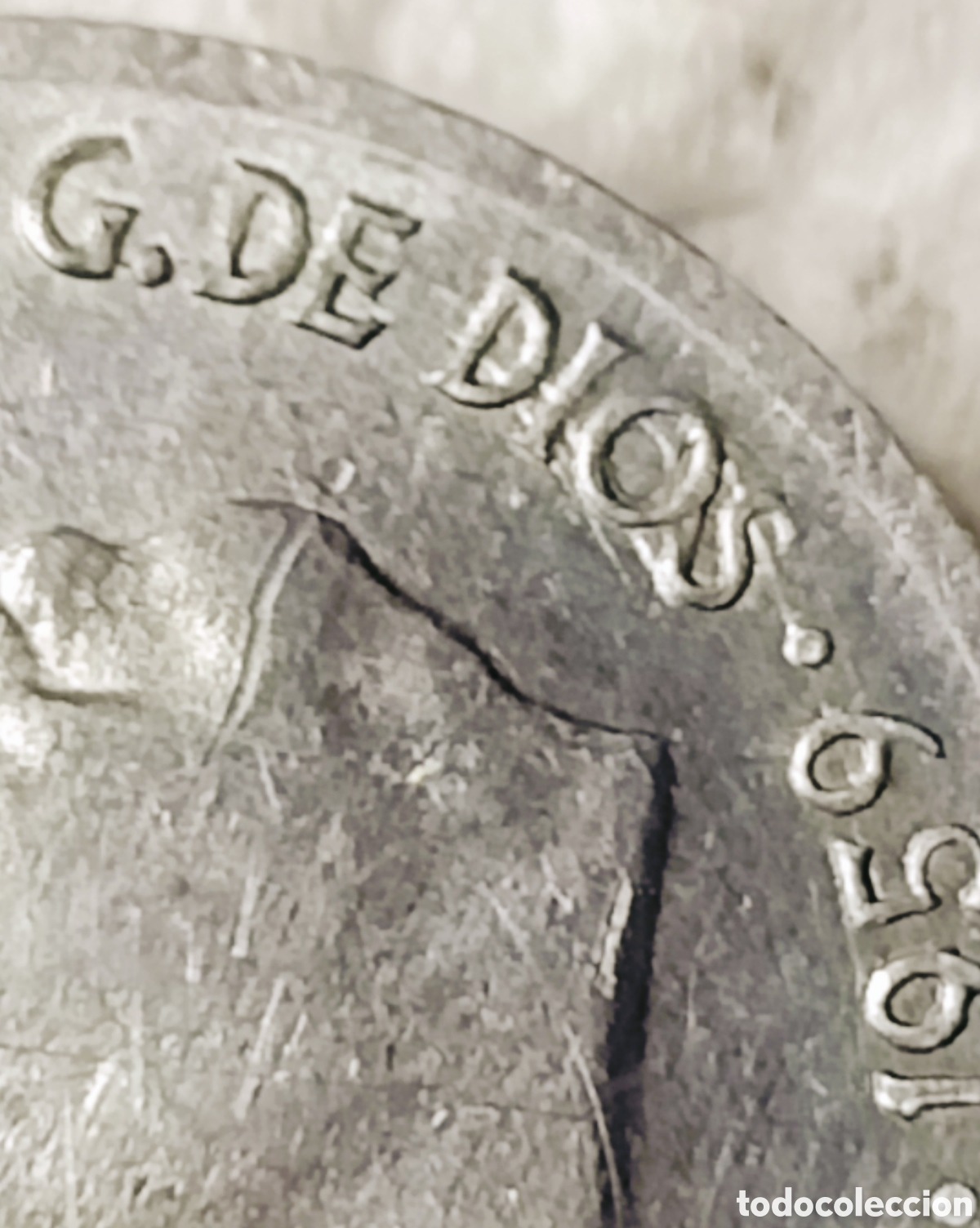 Monedas con errores: Moneda Espa&ntilde;a (1959)SC/errores - Foto 17