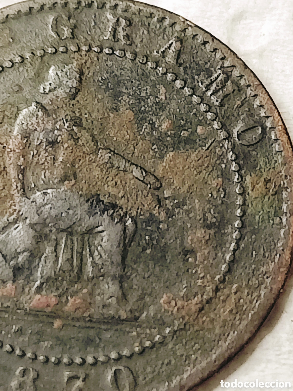 Monedas con errores: Moneda Espa&ntilde;a (1870) error m&uacute;ltiple - Foto 4