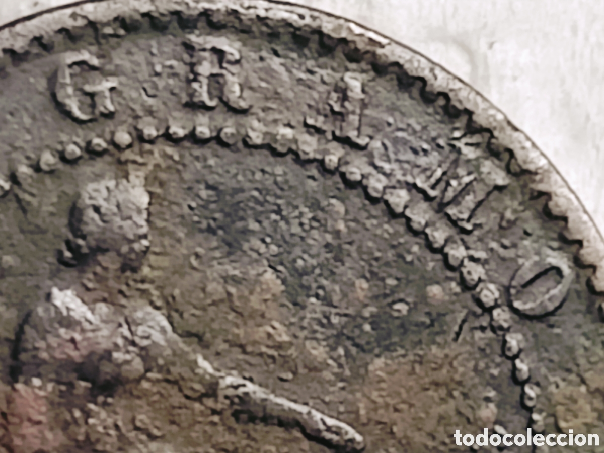 Monedas con errores: Moneda Espa&ntilde;a (1870) error m&uacute;ltiple - Foto 7