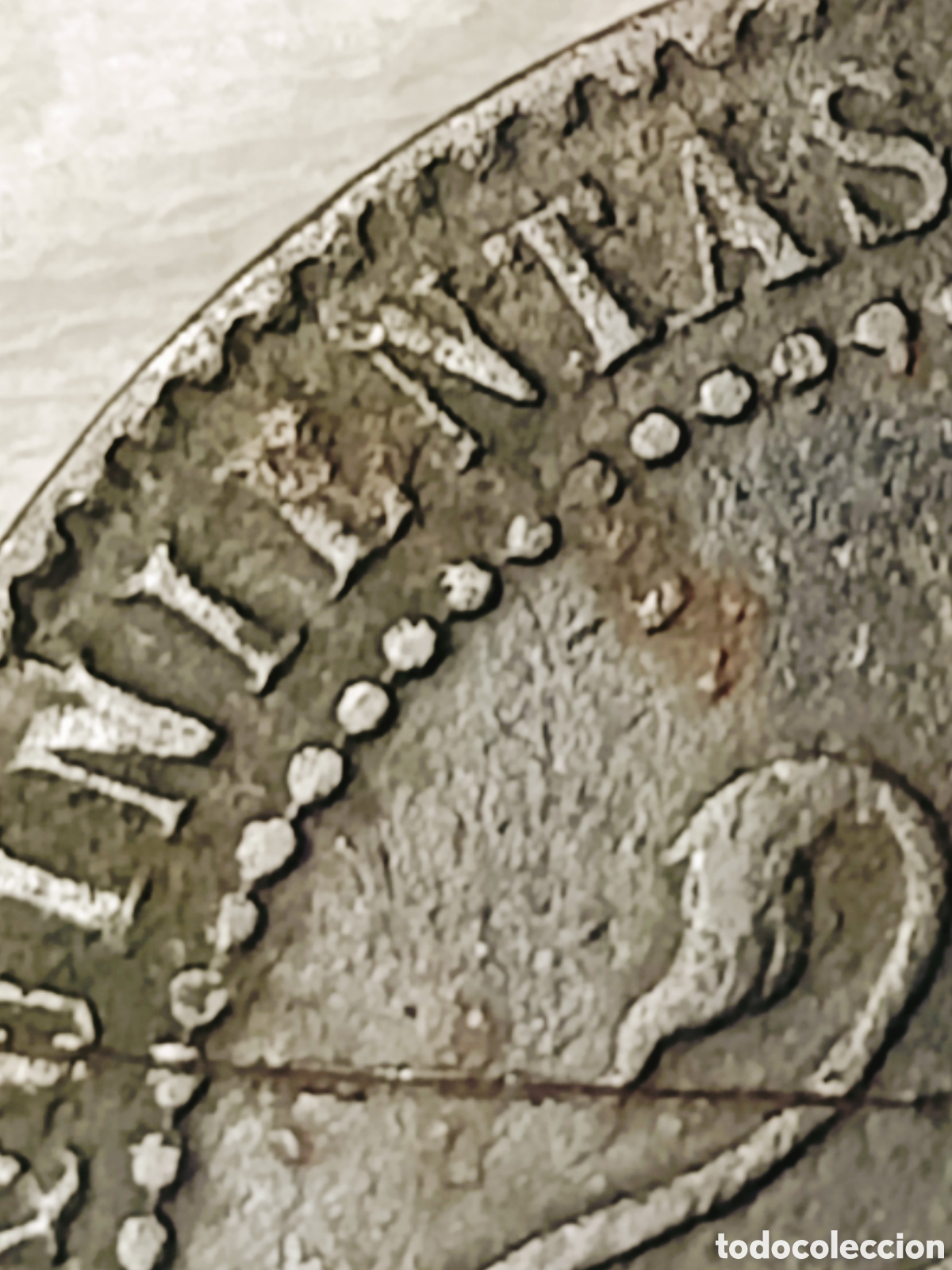 Monedas con errores: Moneda Espa&ntilde;a (1870) error m&uacute;ltiple - Foto 24