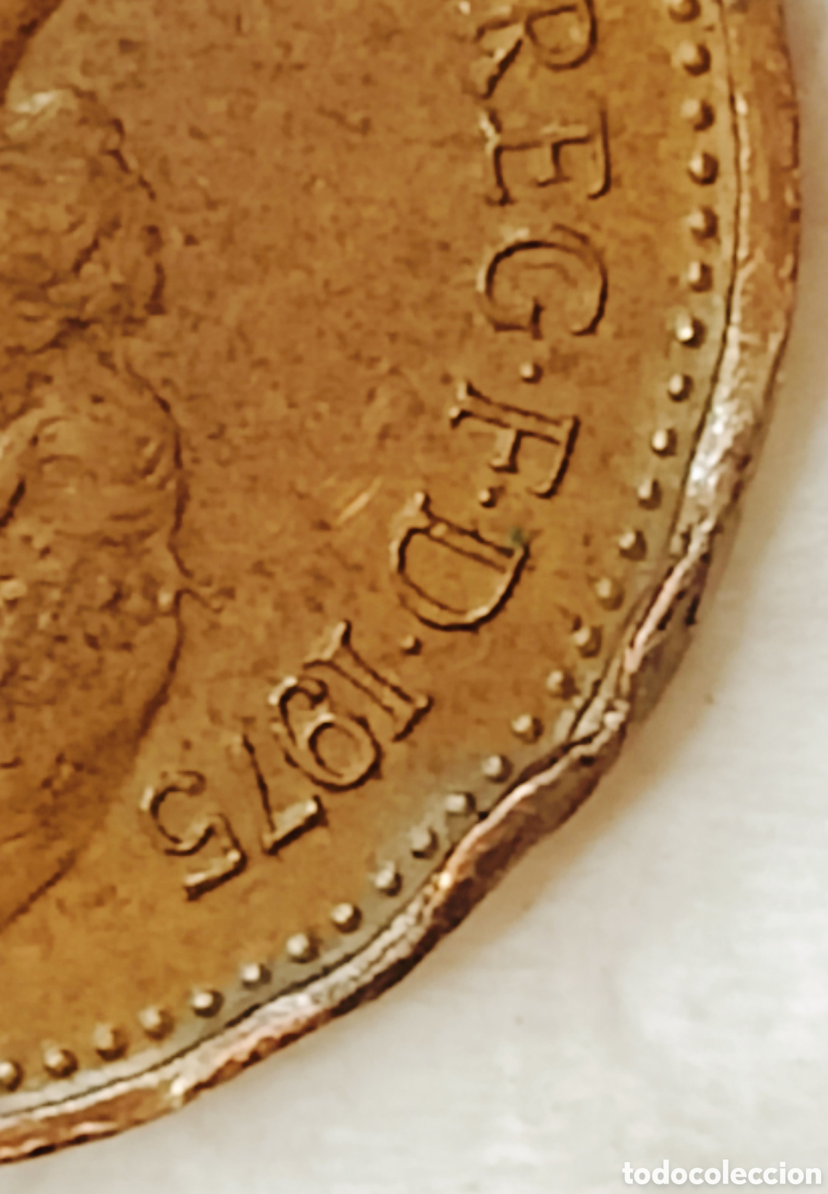 Monedas con errores: Moneda R.Unido (1975) error mayor - Foto 10