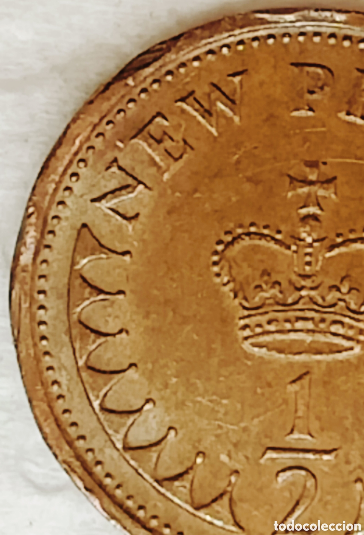 Monedas con errores: Moneda R.Unido (1975) error mayor - Foto 13