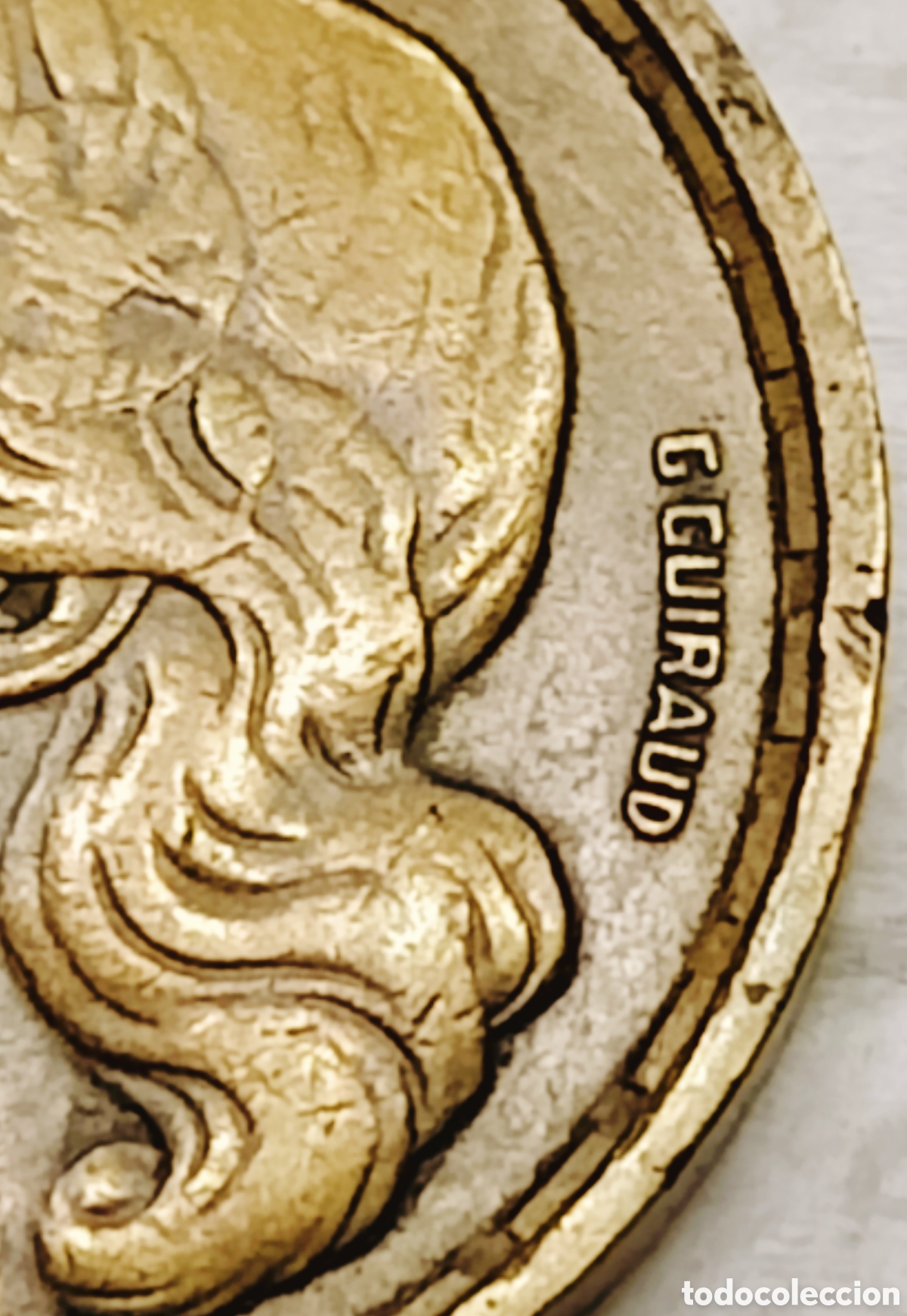 Monedas con errores: Moneda Francia (1953-B) var&iacute;ante - Foto 6