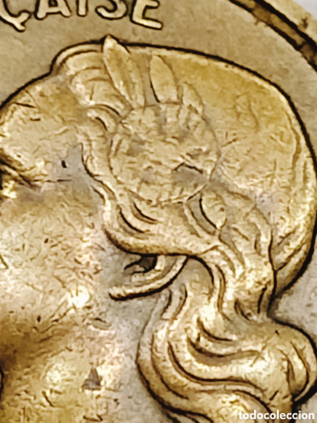 Monedas con errores: Moneda Francia (1953-B) var&iacute;ante - Foto 7