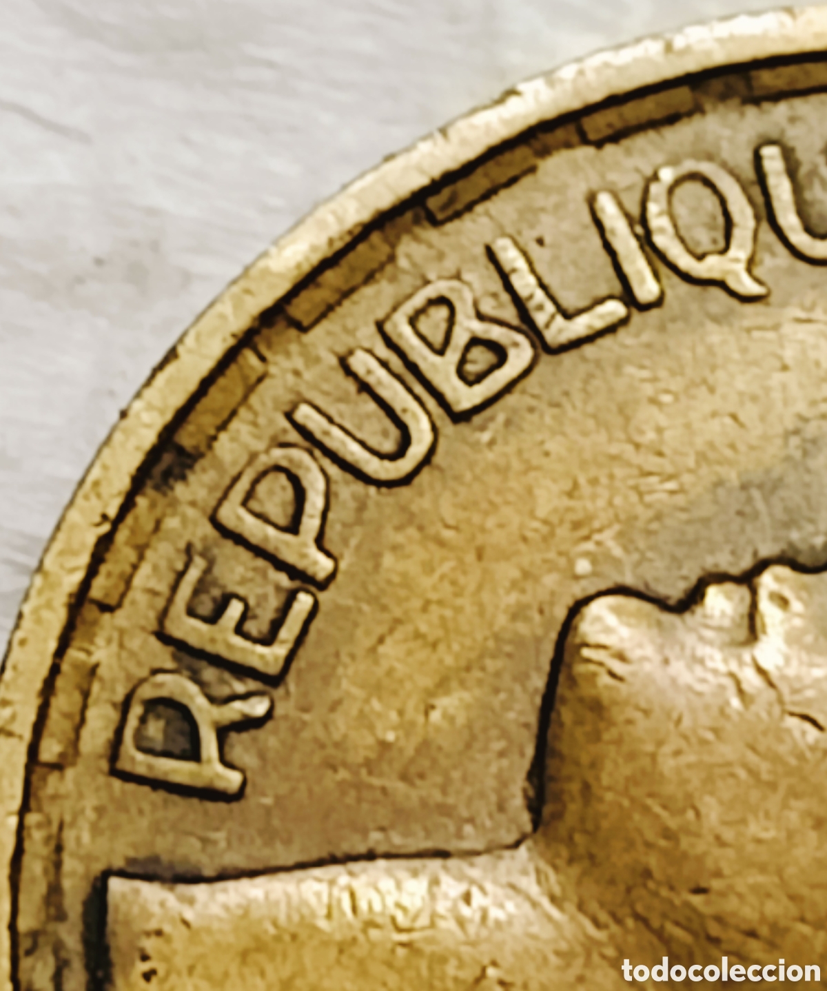 Monedas con errores: Moneda Francia (1953-B) var&iacute;ante - Foto 8