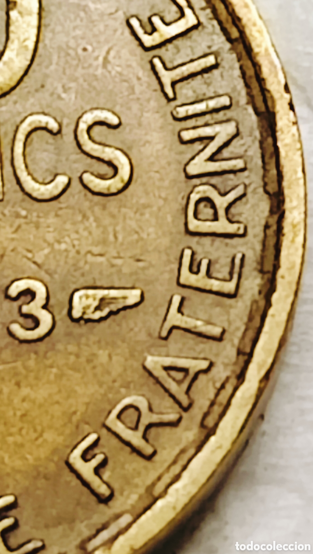 Monedas con errores: Moneda Francia (1953-B) var&iacute;ante - Foto 15