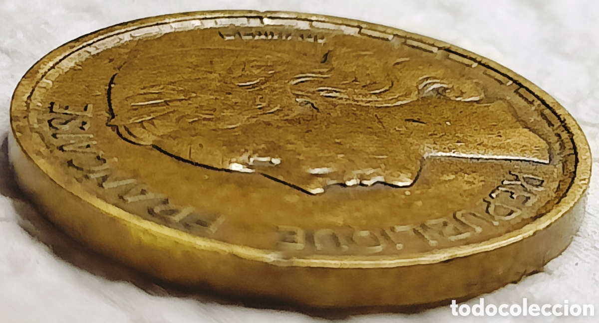 Monedas con errores: Moneda Francia (1953-B) var&iacute;ante - Foto 19