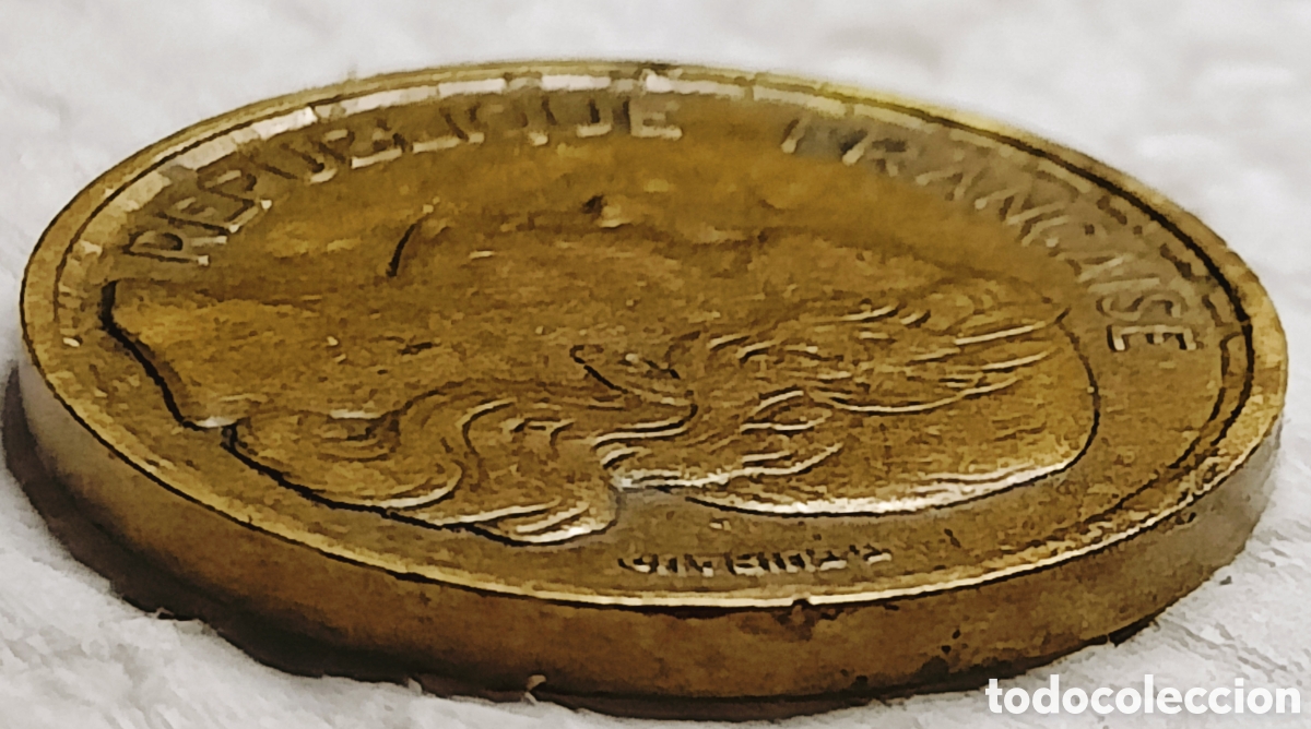 Monedas con errores: Moneda Francia (1953-B) var&iacute;ante - Foto 20