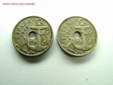 Monedas de Espa&ntilde;a: 25 CENTIMOS 1949 *51   (18) - Foto 1