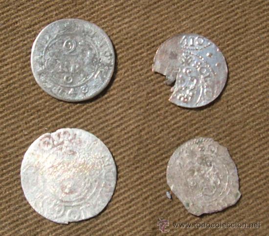 Monedas de Espa&ntilde;a: Cuatro monedas de plata - Foto 2
