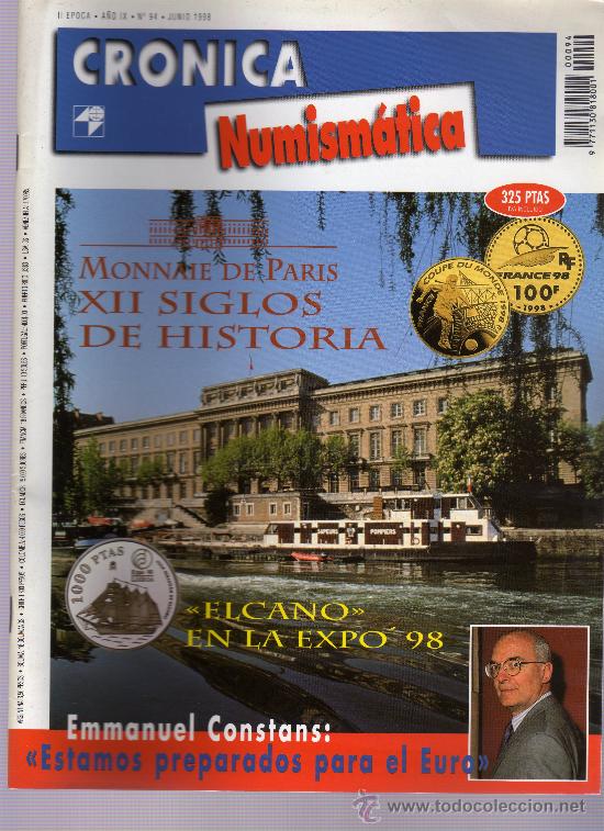 Monedas de Espa&ntilde;a: CRONICA NUMISMATICA, N&ordm; 94-JUNIO DE 1998-COMO NUEVA. - Foto 1