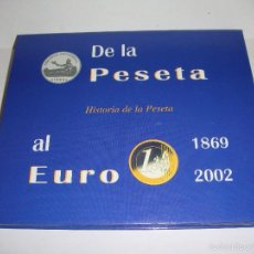 Monedas de España: ESTUCHE DE MONEDAS DE COLECCIÓN. PLATA. DE LA PESETA AL EURO. 1869 - 2002