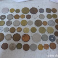 Monedas de España: LOTE DE 55 MONEDA ANTIGUA EXTRANJERAS, MONEDAS A IDENTIFICAR. Lote 64003939