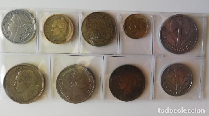 Monedas de Espa&ntilde;a: 9 monedas antiguas de Francia - Foto 1