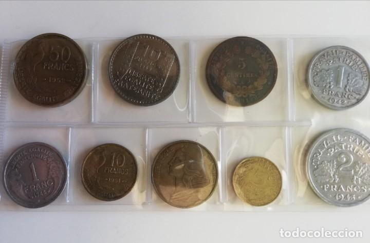 Monedas de Espa&ntilde;a: 9 monedas antiguas de Francia - Foto 2