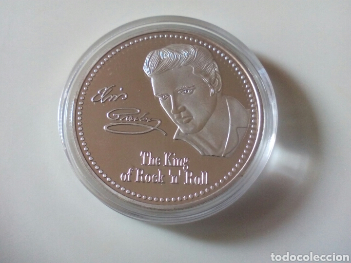 Monedas de Espa&ntilde;a: MONEDA PLATA ELVIS PRESLEY - Foto 1