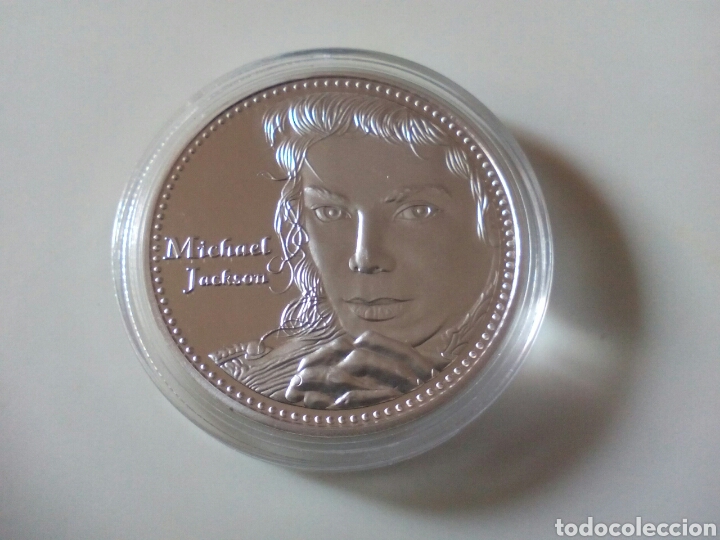 Monedas de Espa&ntilde;a: MONEDA PLATA DE MICHAEL JACKSON - Foto 1