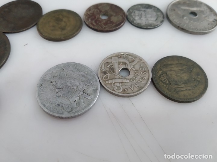 Monedas de Espa&ntilde;a: lote de monedas antiguas - Foto 3
