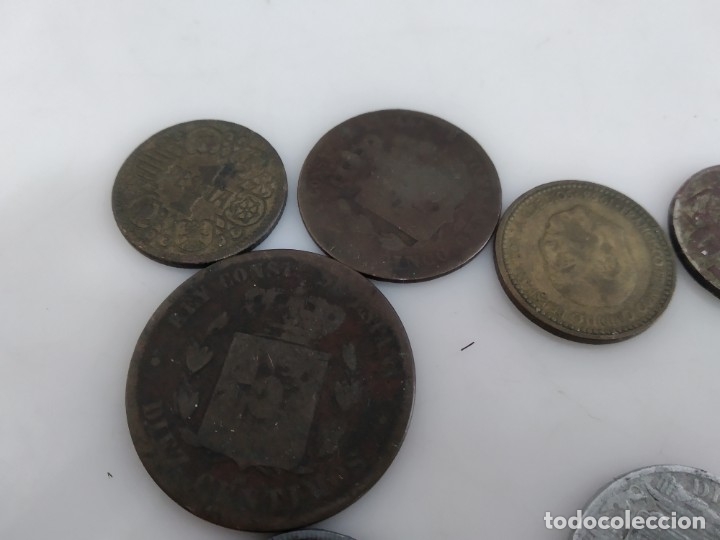 Monedas de Espa&ntilde;a: lote de monedas antiguas - Foto 6