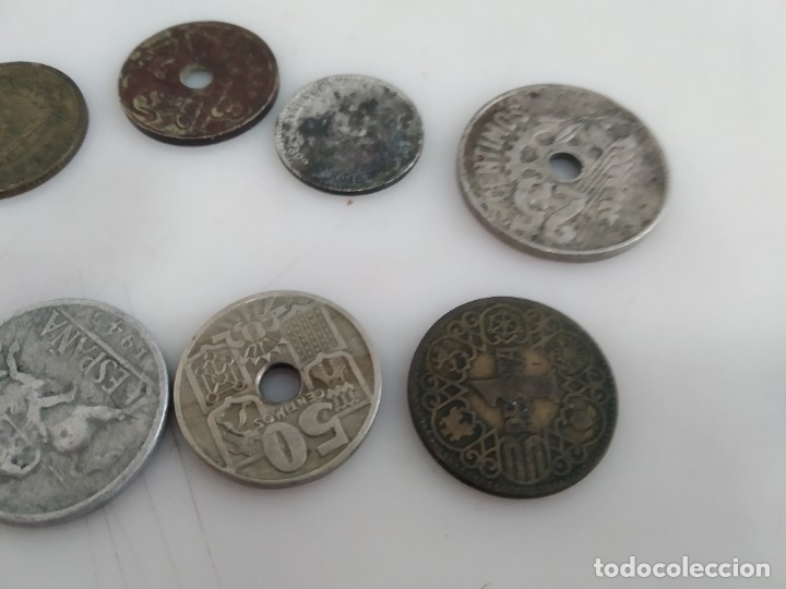 Monedas de Espa&ntilde;a: lote de monedas antiguas - Foto 7
