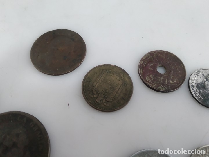 Monedas de Espa&ntilde;a: lote de monedas antiguas - Foto 9