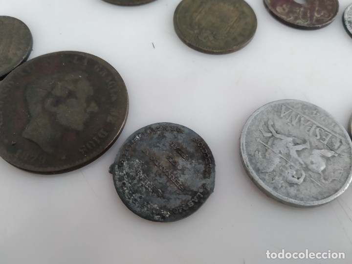 Monedas de Espa&ntilde;a: lote de monedas antiguas - Foto 10