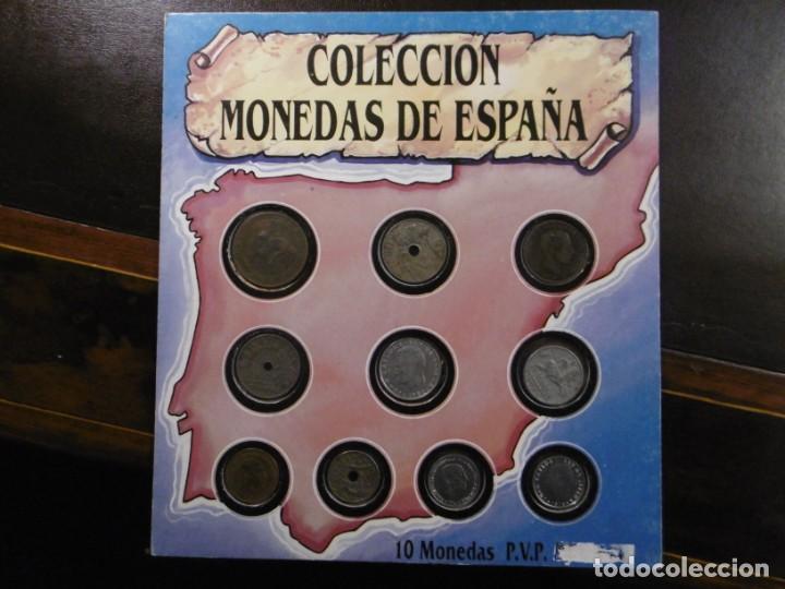 Monedas de Espa&ntilde;a: COLECCI&Oacute;N MONEDAS DE ESPA&Ntilde;A. 10 MONEDAS. - Foto 1
