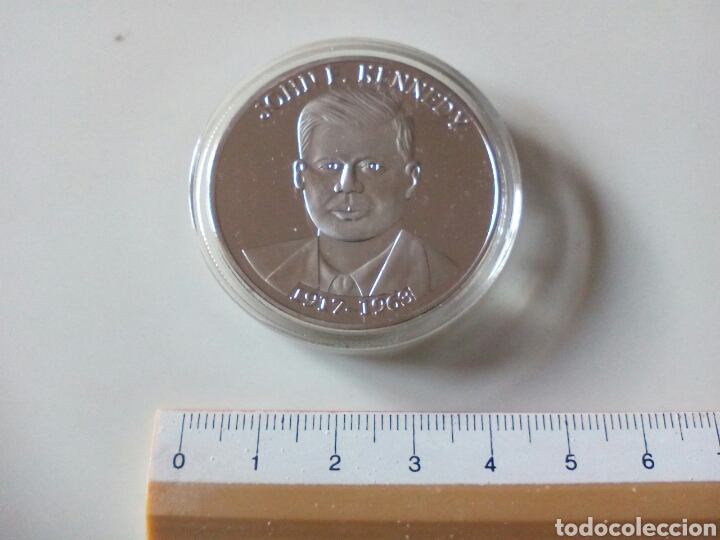 Monedas de Espa&ntilde;a: MONEDA PLATEADA JOHN F. KENNEDY - Foto 1