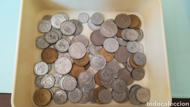 Monedas de Espa&ntilde;a: 190 gramos de pesetas y c&eacute;ntimos - Foto 1