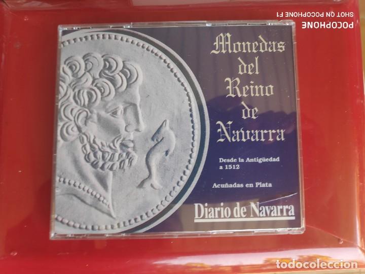 Monedas de España: NAVARRA 13 MONEDAS DE PLATA- COLECCION EN ESTUCHE *MONEDAS DEL REYNO DE NAVARRA -1*COMPLETA + FICHAS - Foto 4 - 283210253