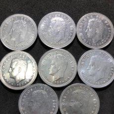 Monedas de España: LOTE DE PESETAS REY JUAN CARLOS 1º - ALUMINIO CON M CORONADA. Lote 247615625