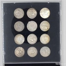 Monedas de España: REPLICAS DE MONEDAS DE 1 EURO - 12 MONEDAS C2. Lote 250271620