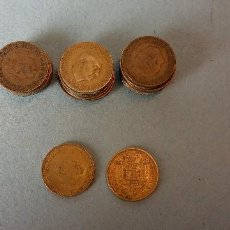 Monedas de España: LOTE DE 25 MONEDAS. FRANCISCO FRANCO CAUDILLO. UNA PESETA.