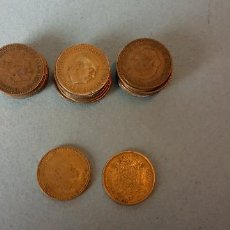 Monedas de España: LOTE DE 25 MONEDAS. FRANCISCO FRANCO CAUDILLO. UNA PESETA.