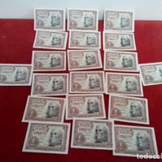Monedas de España: 20 BILLETES DE 1 PTS,1953 E..B.C. OFERTA.. Lote 261227125