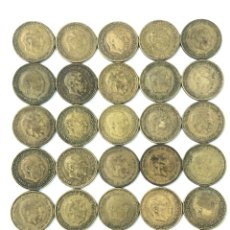 Monedas de España: 30 MONEDAS DE 1 PESETA DE 1953 ESTRELLA DEL 56.. Lote 264259456