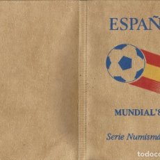Monedas de España: ESPAÑA. MUNDIAL 1982. SERIE NUMISMÁTICA. ESTRELLA 1981. 1, 5, 25 Y 50 PESETAS. 12,5X 9 CM.. Lote 265934063