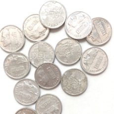 Monedas de España: LOTE DE 14 MONEDAS DE 1 PESETA REY JUAN CARLOS 1º.. Lote 278951248