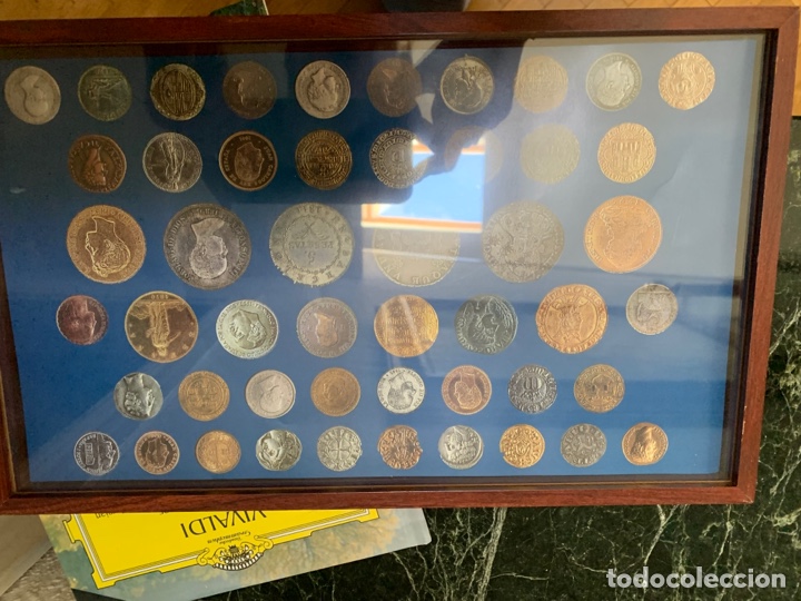 Monedas de Espa&ntilde;a: Colecci&oacute;n de r&eacute;plicas de 49 monedas espa&ntilde;olas - Foto 2