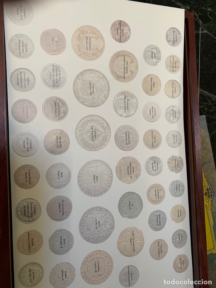 Monedas de Espa&ntilde;a: Colecci&oacute;n de r&eacute;plicas de 49 monedas espa&ntilde;olas - Foto 4