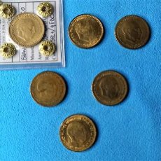 Monedas de España: LOTE COMPLETO ESPAÑA PESETAS 1963 (*63-64-65-66-67) MONEDAS 5+1 ANEPIGRAFE EN 2ª ESTRELLA. Lote 301408768