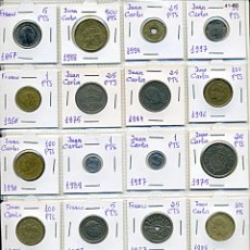 Monedas de España: HOJA CON 20 MONEDAS ENCAPSULADAS ESPAÑOLAS HISTÓRICAS DE DIFERENTES ÉPOCAS (H3)