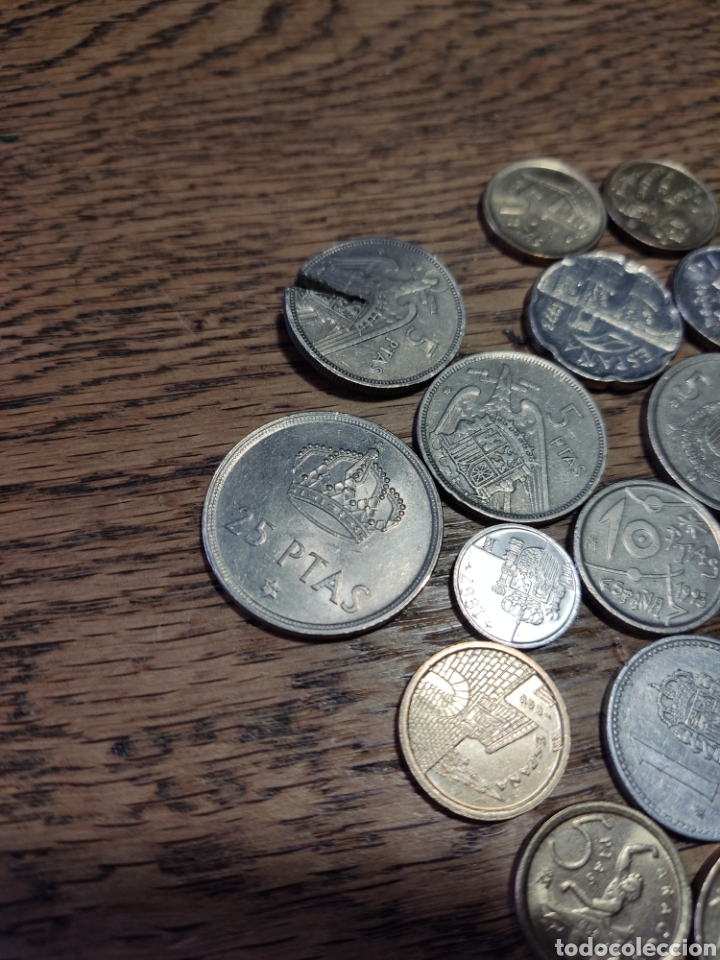 Monedas de Espa&ntilde;a: Lote monedas pesetas - Foto 2